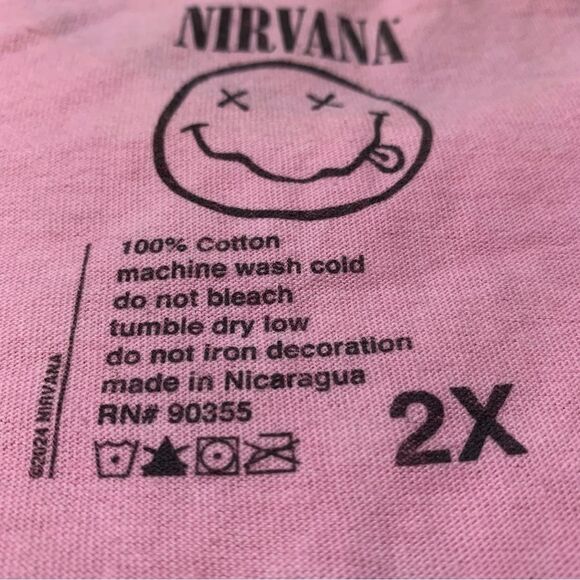 Nirvana Shirt 2X - Picture 7 of 8